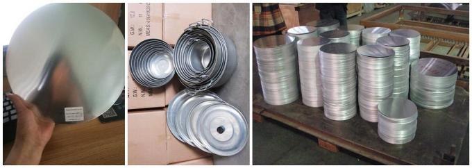 Os discos redondos de alumínio de 1000 séries, personalizam a placa de alumínio circular 3